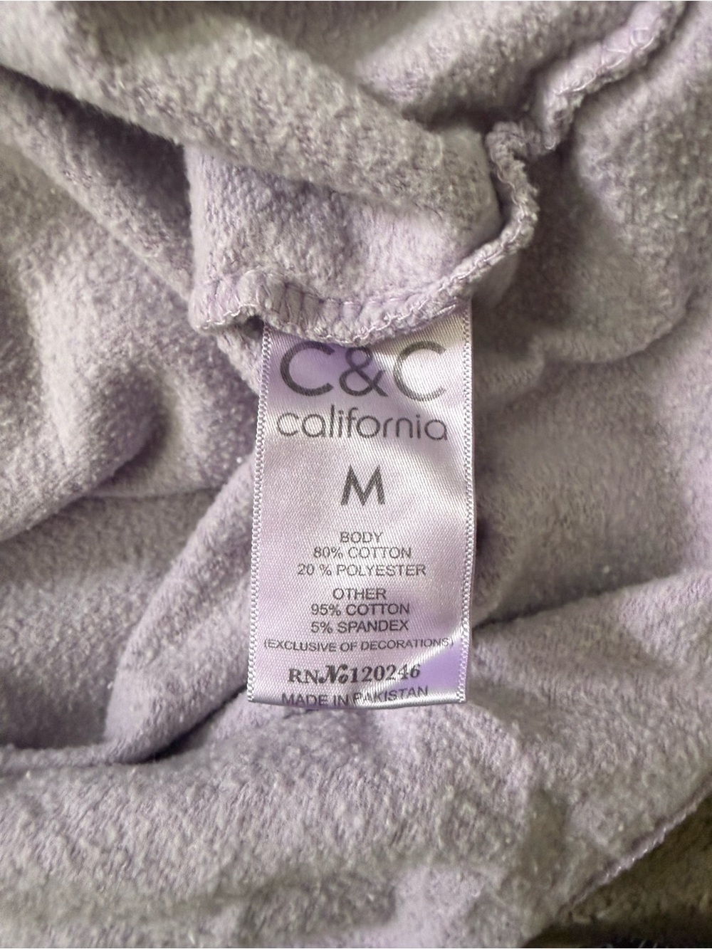 C.C California Lavender Cozy Pullover - Picture 4 of 7